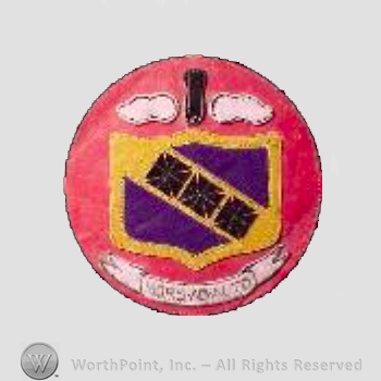 WWII US Army Air Force Numbered Units patch : 7th Bomb Group; 10th Army Force.