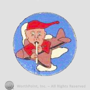WWII US Army Air Force Numbered Units patch : 10th Fighter Squadron, 50th Fighter Group.
