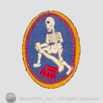 WWII US Army Air Force Numbered Units patch : 13th Bomb Squadron, 3rd Bomb Group.