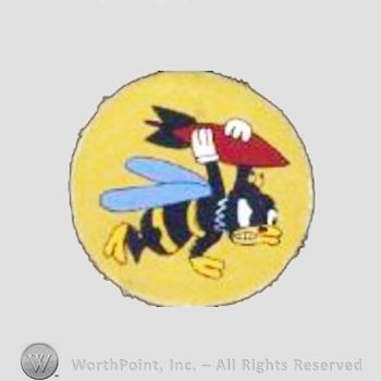WWII US Army Air Force Numbered Units patch : 21st Bomb Squadron.