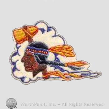 WWII US Army Air Force Numbered Units patch : 21st Pursuit Fighter Squadron.