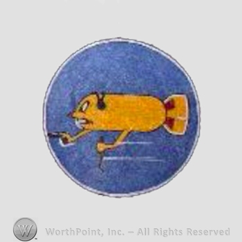 WWII US Army Air Force Numbered Units patch : 22nd Anti-Submarine Squadron.