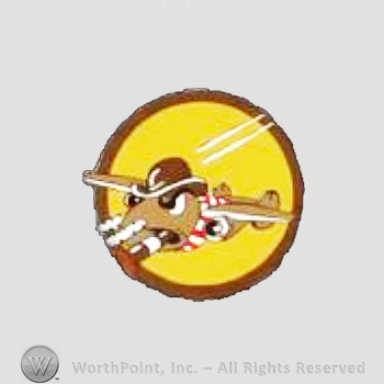 WWII US Army Air Force Numbered Units patch : 22nd Bomb Squadron, 7th Bomb Group.
