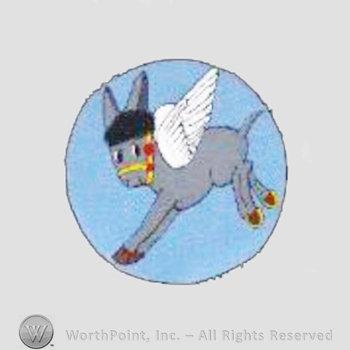 WWII US Army Air Force Numbered Units patch : 24th Troop Carrier Squadron, 89th Troop Carrier Group.