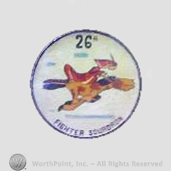 WWII US Army Air Force Numbered Units patch : 26th Fighter Squadron.