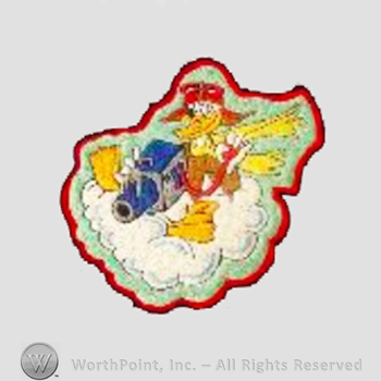 WWII US Army Air Force Numbered Units patch : 26th Photo Reconnaissance Squadron, 6th Photo Reconnaissance Group, 5th Army Air Force.