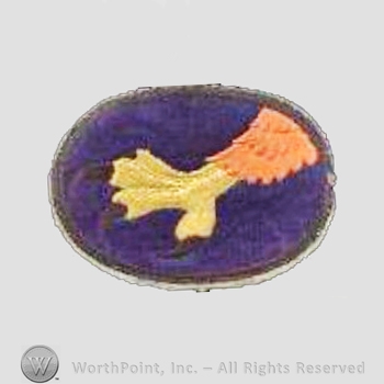 WWII US Army Air Force Numbered Units patch : 33rd Fighter Squadron, 8th Air Force.