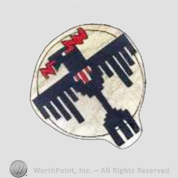 WWII US Army Air Force Numbered Units patch : 34th Bomb Squadron, 17th Bomb Group .