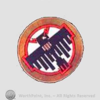 WWII US Army Air Force Numbered Units patch : 34th Bomb Squadron, 17th Bomb Group .