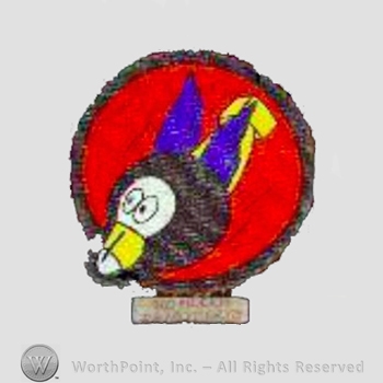 WWII US Army Air Force Numbered Units patch : 44th Bomb Group, 8th Air Force.