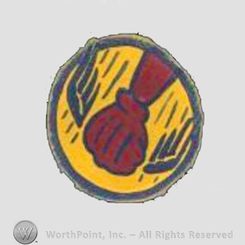 WWII US Army Air Force Numbered Units patch : 48th Bomb Squadron, 41st Bomb Group, 7th Air Force.