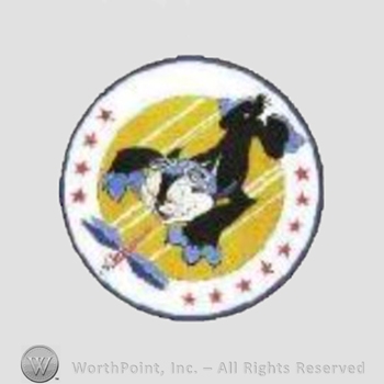 WWII US Army Air Force Numbered Units patch : 48th Fighter Squadron, 15th Air Force.