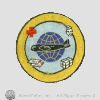 WWII US Army Air Force Numbered Units patch : 49th Air Transport Squadron.
