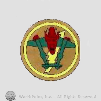 WWII US Army Air Force Numbered Units patch : 49th Fighter Squadron, 14th Fighter Group, 15th Army Air Force