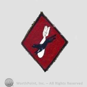 WWII US Army Air Force Numbered Units patch : 53rd Bomb Squadron, 46th Bomb Group.