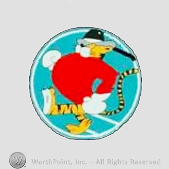 WWII US Army Air Force Numbered Units patch : 53rd Fighter Squadron, 36th Fighter Group, 9th Army Air Force.