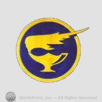 WWII US Army Air Force Numbered Units patch : 54th Bomb Squadron.