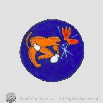 WWII US Army Air Force Numbered Units patch : 54th Fighter Squadron.