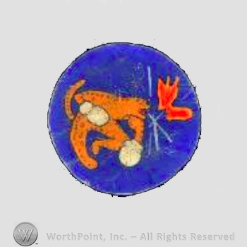 WWII US Army Air Force Numbered Units patch : 54th Fighter Squadron.