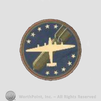 WWII US Army Air Force Numbered Units patch : 55th Bomb Wing, 15th Air Force.