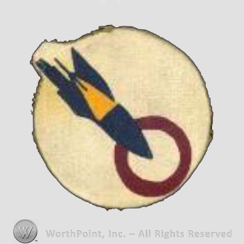 WWII US Army Air Force Numbered Units patch : 56th Bomb Squadron, 493rd Fighter Bomber Squadron, 9th Air Force.