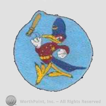 WWII US Army Air Force Numbered Units patch : 56th Fighter Squadron, 54th Fighter Group.
