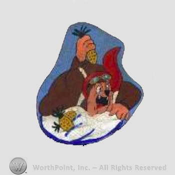WWII US Army Air Force Numbered Units patch : 58th Bomb Squadron.