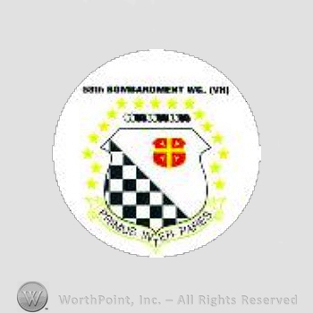 WWII US Army Air Force Numbered Units patch : 58th Bombardment Wing, 20th Army Air Force.