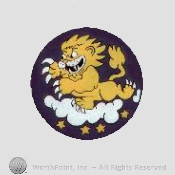 WWII US Army Air Force Numbered Units patch : 59th Pursuit Interceptor Fighter Squadron, 33rd Fighter Group.