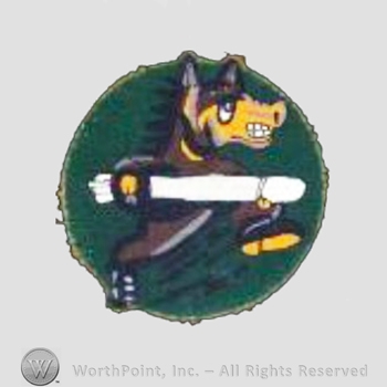 WWII US Army Air Force Numbered Units patch : 61st Bomb Squadron, 39th Bomb Group, 20th Air Force.