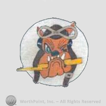 WWII US Army Air Force Numbered Units patch : 61st Fighter Squadron, 56th Fighter Group, 8th Air Force.