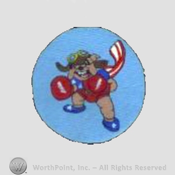 WWII US Army Air Force Numbered Units patch : 62nd Fighter Squadron, 56th Fighter Group, 8th Air Force.