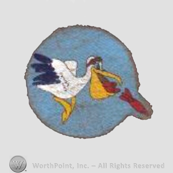 WWII US Army Air Force Numbered Units patch : 67th Bomb Squadron, 44th Bomb Group, 8th Air Force.
