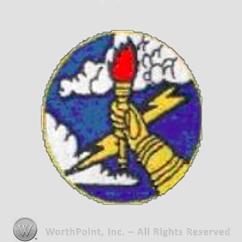 WWII US Army Air Force Numbered Units patch : 69th Fighter Squadron.