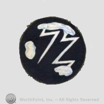 WWII US Army Air Force Numbered Units patch : 72nd Bomb Squadron, 5th Bomb Group.