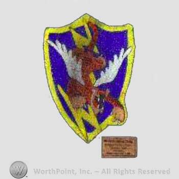 WWII US Army Air Force Numbered Units patch : 74th Fighter Squadron, 23rd Fighter Group, 14th Air Force.