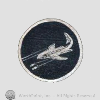 WWII US Army Air Force Numbered Units patch : 75th Fighter Squadron, 23rd Fighter Group, 14th Air Force.