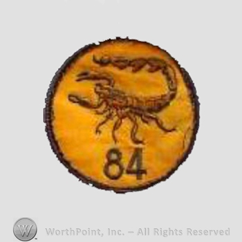 WWII US Army Air Force Numbered Units patch : 84th Fighter Squadron.