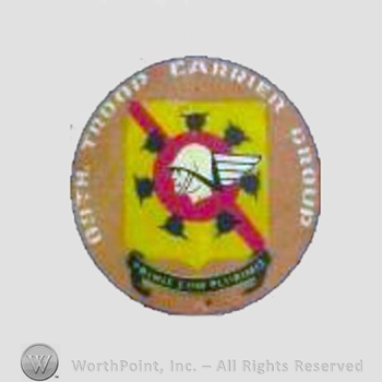 WWII US Army Air Force Numbered Units patch : 89th Troop Carrier Group.