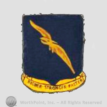 WWII US Army Air Force Numbered Units patch : 92nd Bomb Group, 8th Army Air Force.