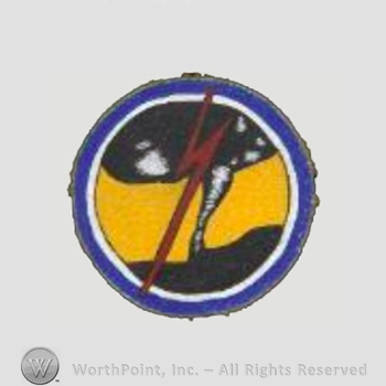 WWII US Army Air Force Numbered Units patch : 94th Bomb Squadron, 12th Bomb Group.