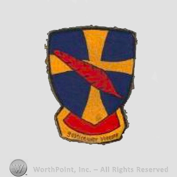 WWII US Army Air Force Numbered Units patch : 95th Bomb Group, 8th Army Air Force.