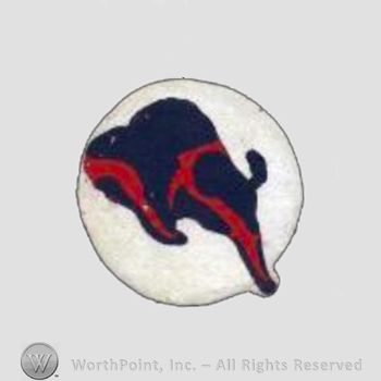 WWII US Army Air Force Numbered Units patch : 99th Bomb Squadron, 9th Bomb Group, 20th Air Force.