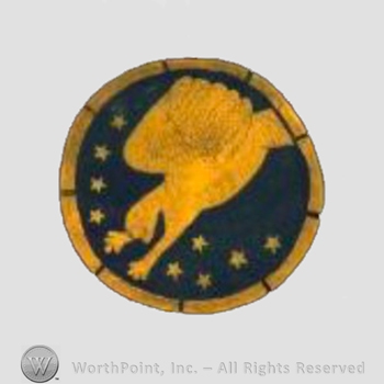 WWII US Army Air Force Numbered Units patch : 99th Fighter Squadron, 332nd Fighter Group, 15th Air Force.