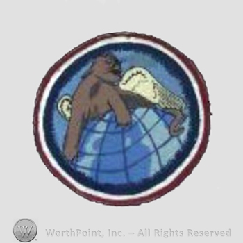 WWII US Army Air Force Numbered Units patch : 100th Fighter Squadron, 332nd Fighter Group, 15th Air Force.