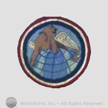 WWII US Army Air Force Numbered Units patch : 100th Fighter Squadron, 332nd Fighter Group, 15th Air Force.