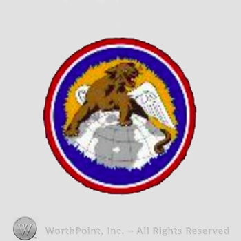 WWII US Army Air Force Numbered Units patch : 100th Fighter Squadron, 332nd Fighter Group, 15th Air Force.
