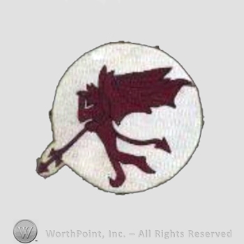 WWII US Army Air Force Numbered Units patch : 104th Air Service Squadron.
