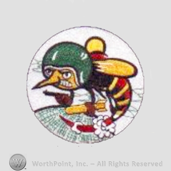 WWII US Army Air Force Numbered Units patch : 112th Fighter Squadron.