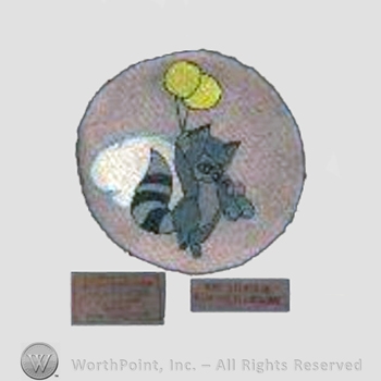 WWII US Army Air Force Numbered Units patch : 125th Observation Squadron.